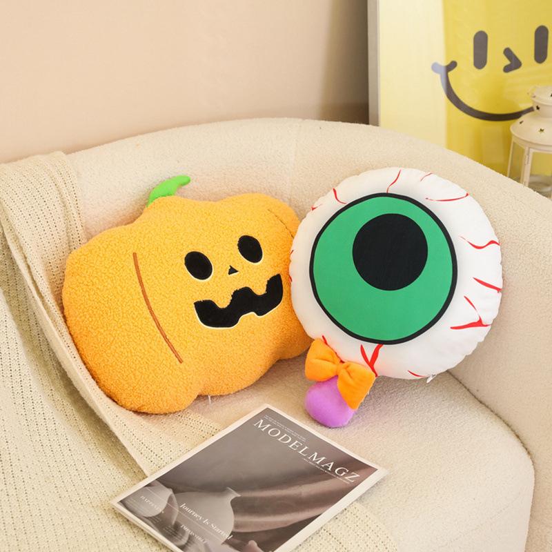 Halloween Pillow Cartoon Pumpkin Ghost Doll Rag Doll Plush Toy Death Pillow Gift