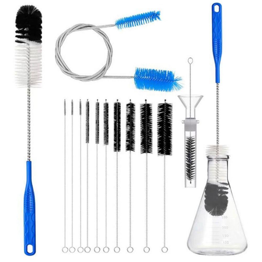 12/13Pcs Dust Removal Bottle Brush Cleaning Set Professional Pipe Brush Set  Sinks Cleaning