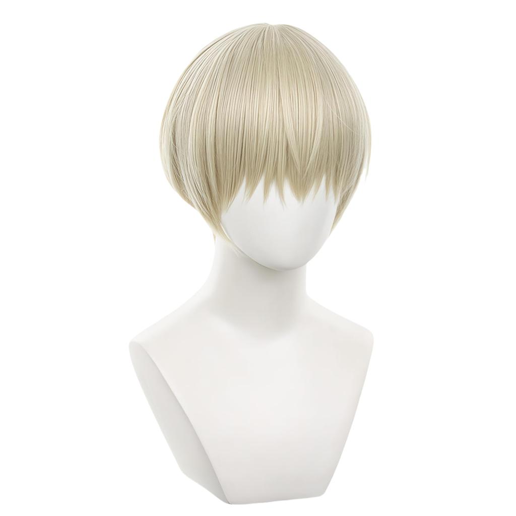 GhostNef Windbreaker Cosplay Wig, Ren Kaji, Heat-Resistant with Wig Net, Perfect for Cosplay, Events, Halloween, and Christmas
