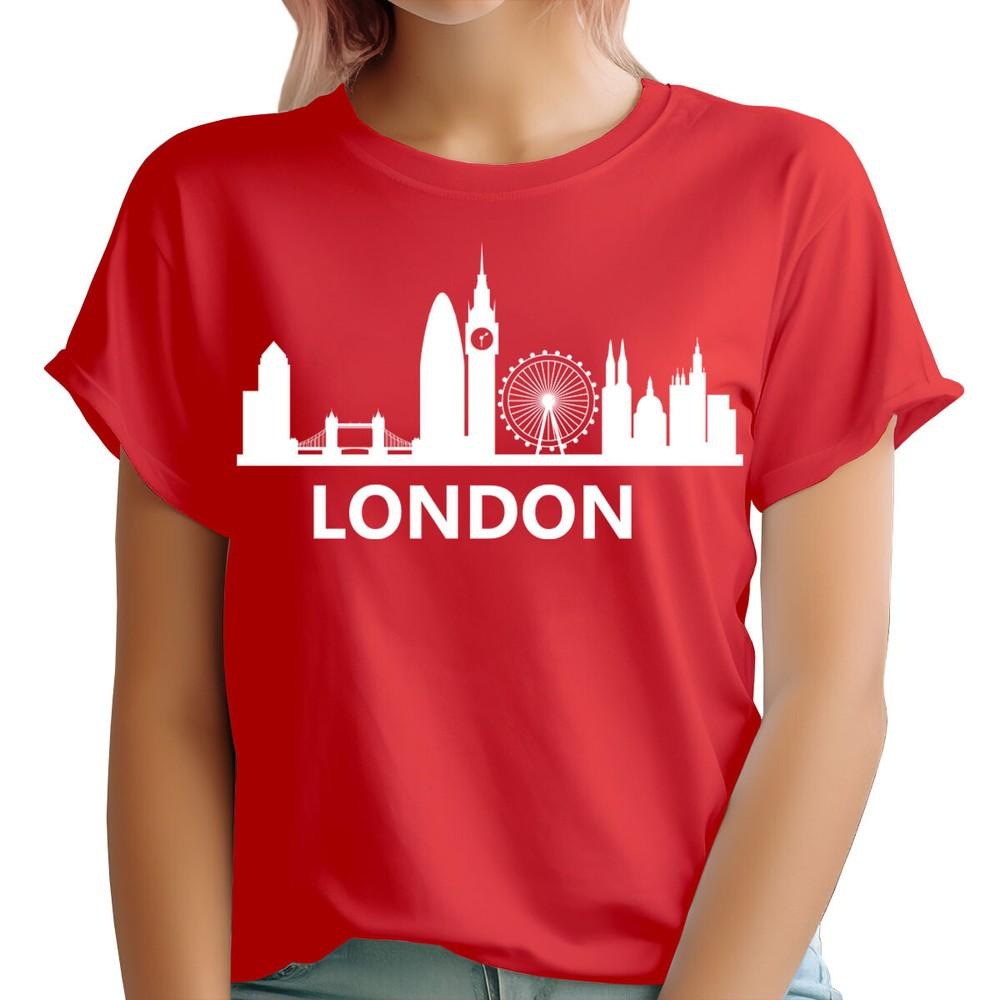 London Skyline England Uk Tower Souvenir Cute Gift Unisexs TShirts Top 1Ta51 S