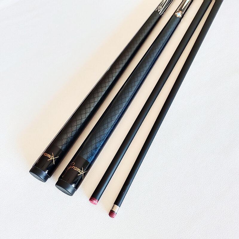 10mm 11.5mm 13mm Carbon Fiber Black Tech Pool Cue Snooker 8-Ball 9-Ball Cue Stick 1/2 Split Billiard Cue Stick