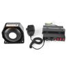 200W DC 12V Siren Set Speaker 8 Tones 130dB Loud Sound with 2 LED Lamps Interface Universal for Vehicles