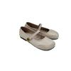 Camellia Small Shoes, New Soft Sole, Mango Head, Versatile Summer Women's Shoes, Beanie Shoes, Round Toe, Slimming Mary Jane Shoes