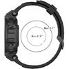 Correa de Silicona para Amazfit T-Rex/T-Rex PRO, Negra