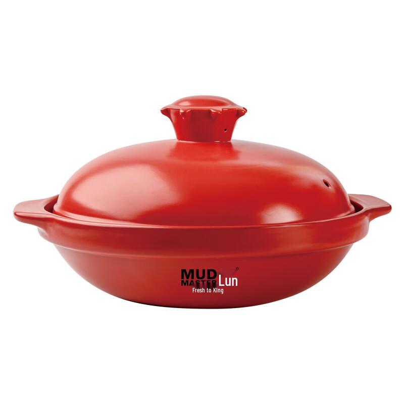 Tujiangfang China Red Prosperity Ceramic Pot