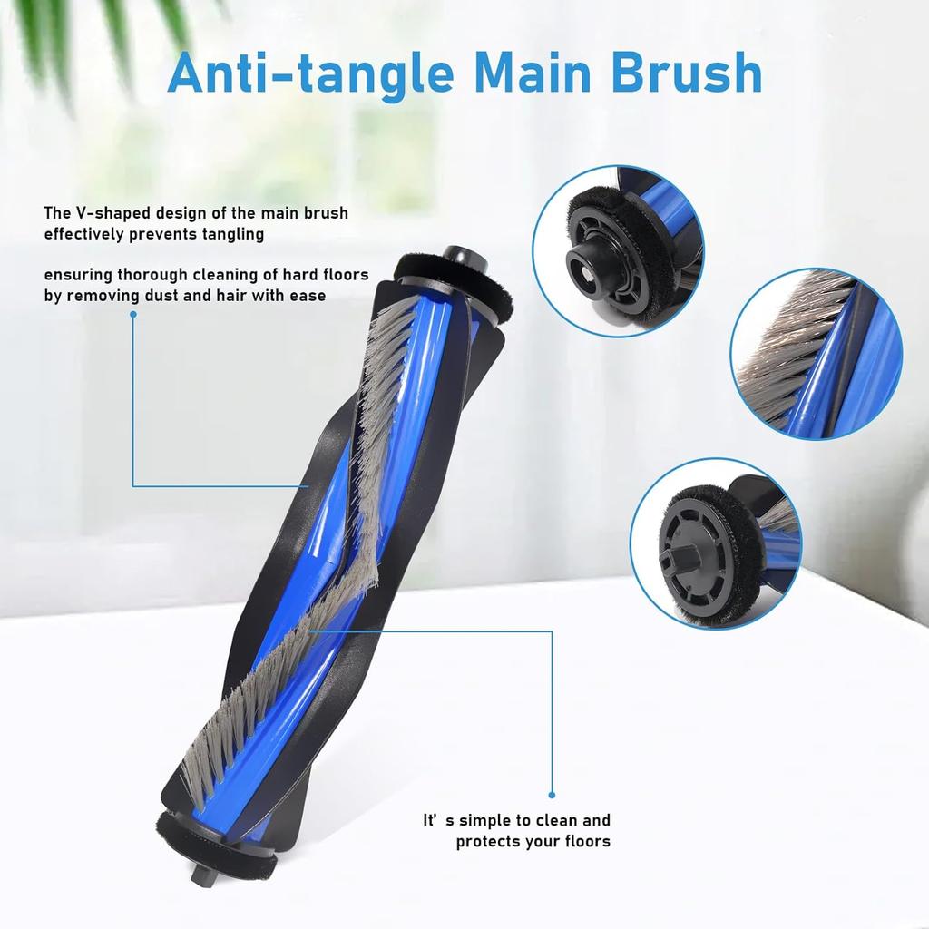 For Ecovacs T50 PRO OMNI /T50 AUTO DDX67 Robot Vacuum Cleaner Accessories Main Side Brush Mop Cloth HEPA Filter Dust Bag Parts