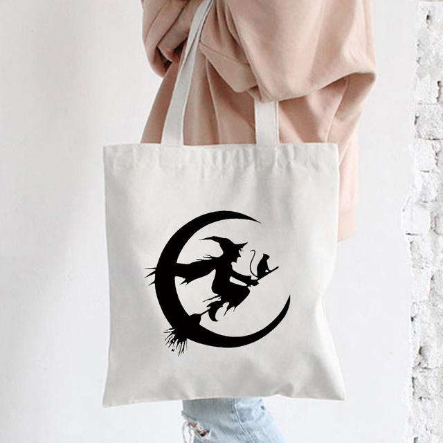 Damska Torba na Ramię Graficzna Torebka Tote na Zakupy Stylowe Torby Kobiety Płótno Casualowa Torba Shopper Plecak Torby Szkolne Nadruk