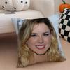 model fashion LLaura WWiggins Cushion Cover Throw Pillow Cover Hidden Button Durable Polyester Chair Cushion