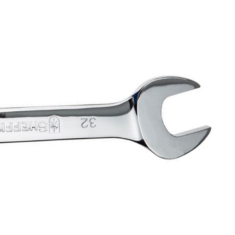 Sheffield Metric Chrome Vanadium Steel Double Open-End Wrench