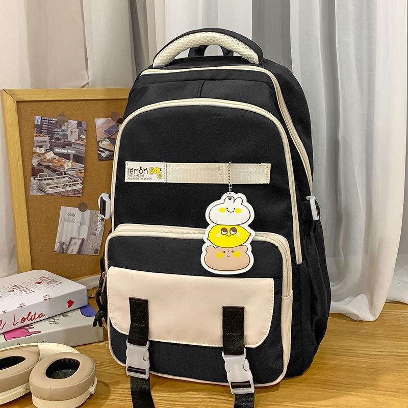 Schulranzen für Kinder, Grundschüler, Mädchen, Mittelschüler, Rucksack mit großer Kapazität und hochwertiger Patchwork-Optik