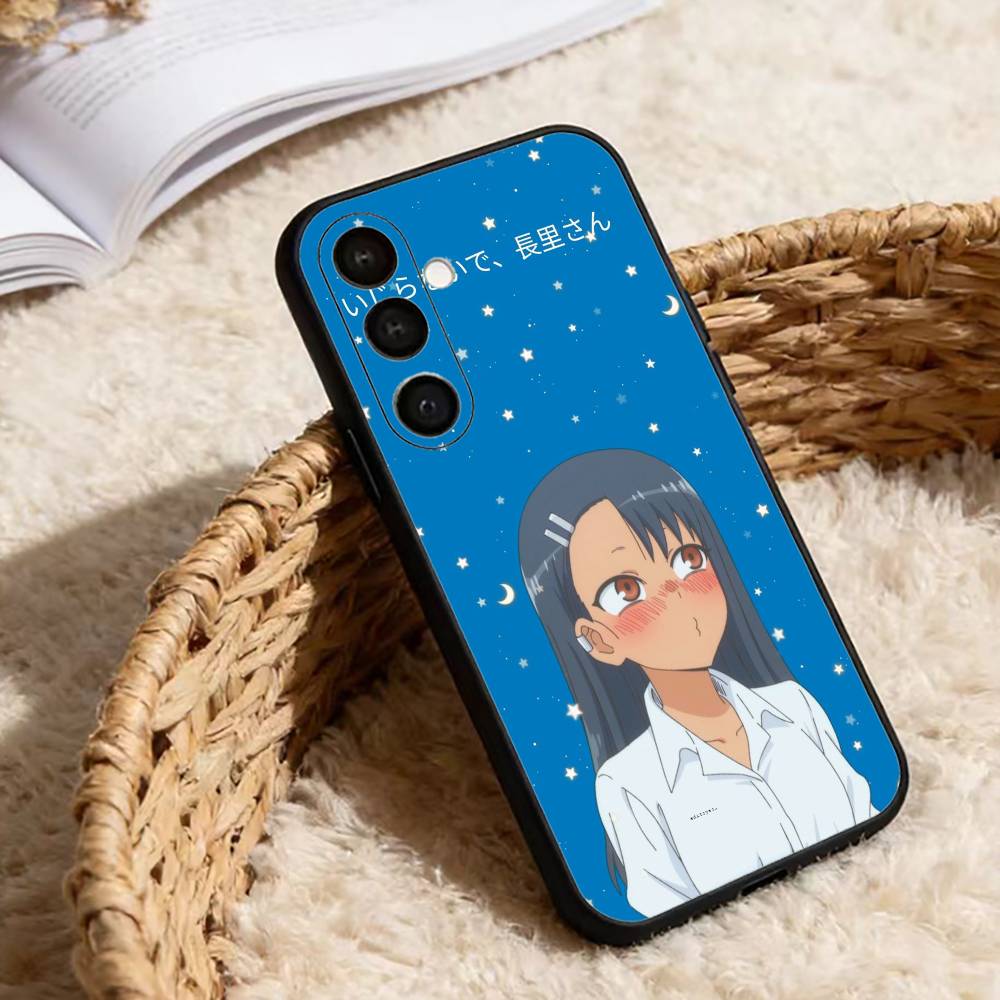 

Не играй со мной, мисс Нагаторо-сан Чехол для телефона для Samsung Galaxy A20, 21s, 22, 31, 32, 52, 53, 72, 73, 80, 91 Мягкий черный корпус Samsung a21