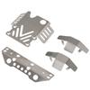 For MJX HYPER GO 1/12 H12Y H12Y+ H12P Remote Control Car Upgrade Accessories Non Destructive Installation 304 Chassis Armor