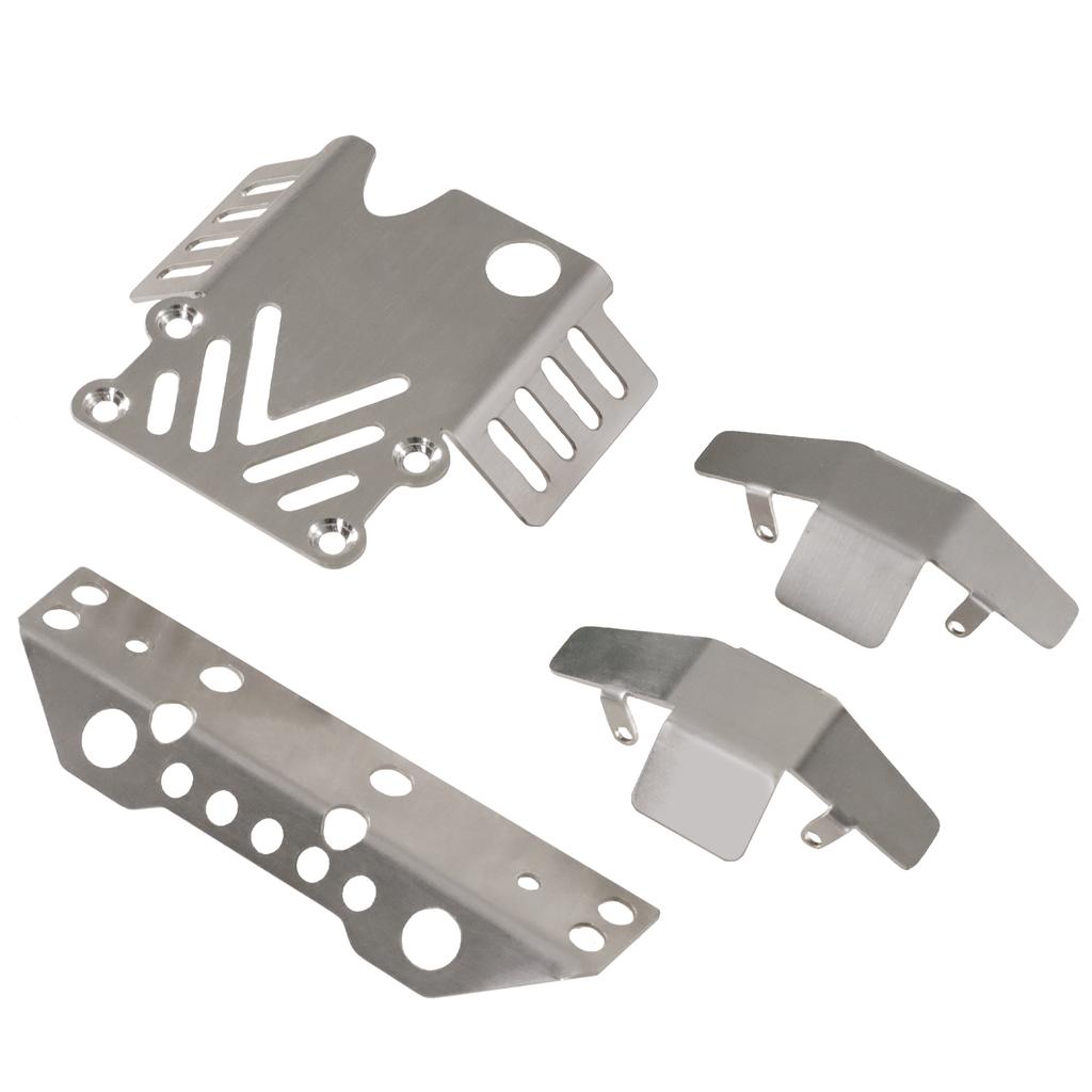 For MJX HYPER GO 1/12 H12Y H12Y+ H12P Remote Control Car Upgrade Accessories Non Destructive Installation 304 Chassis Armor