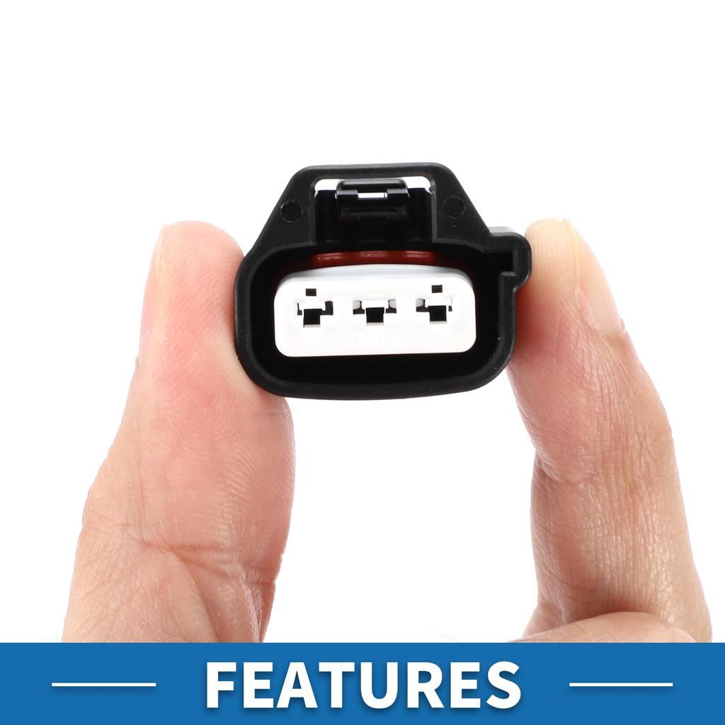 A ABSOPRO 3 Pin Wiper Spray Washer Connector Plug Number: