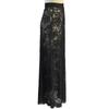 Women High Waist Floral Lace Maxi Skirt, Solid Sheer Bodycon Long Skirt, Streetwear Slim Fit See Through Skirt for Spring Daily Club Trendy Outfits