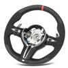 MP V2 Nappa Leather Suede Steering Wheel Wiith Finger Ridges for M5 M6 F10 F12 F13 F06 M Sport