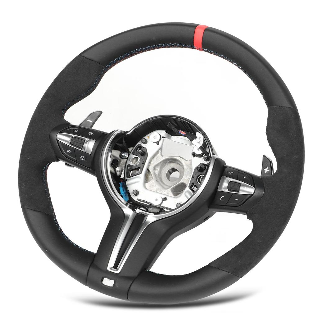 MP V2 Nappa Leather Suede Steering Wheel Wiith Finger Ridges for M5 M6 F10 F12 F13 F06 M Sport