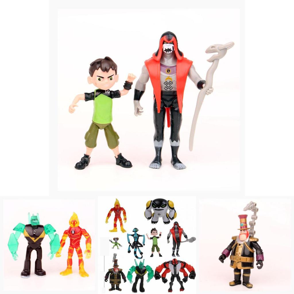 Classic Ben 10 Character Figurines Perfect For Cake Toppers Or Collectibles Gift Set