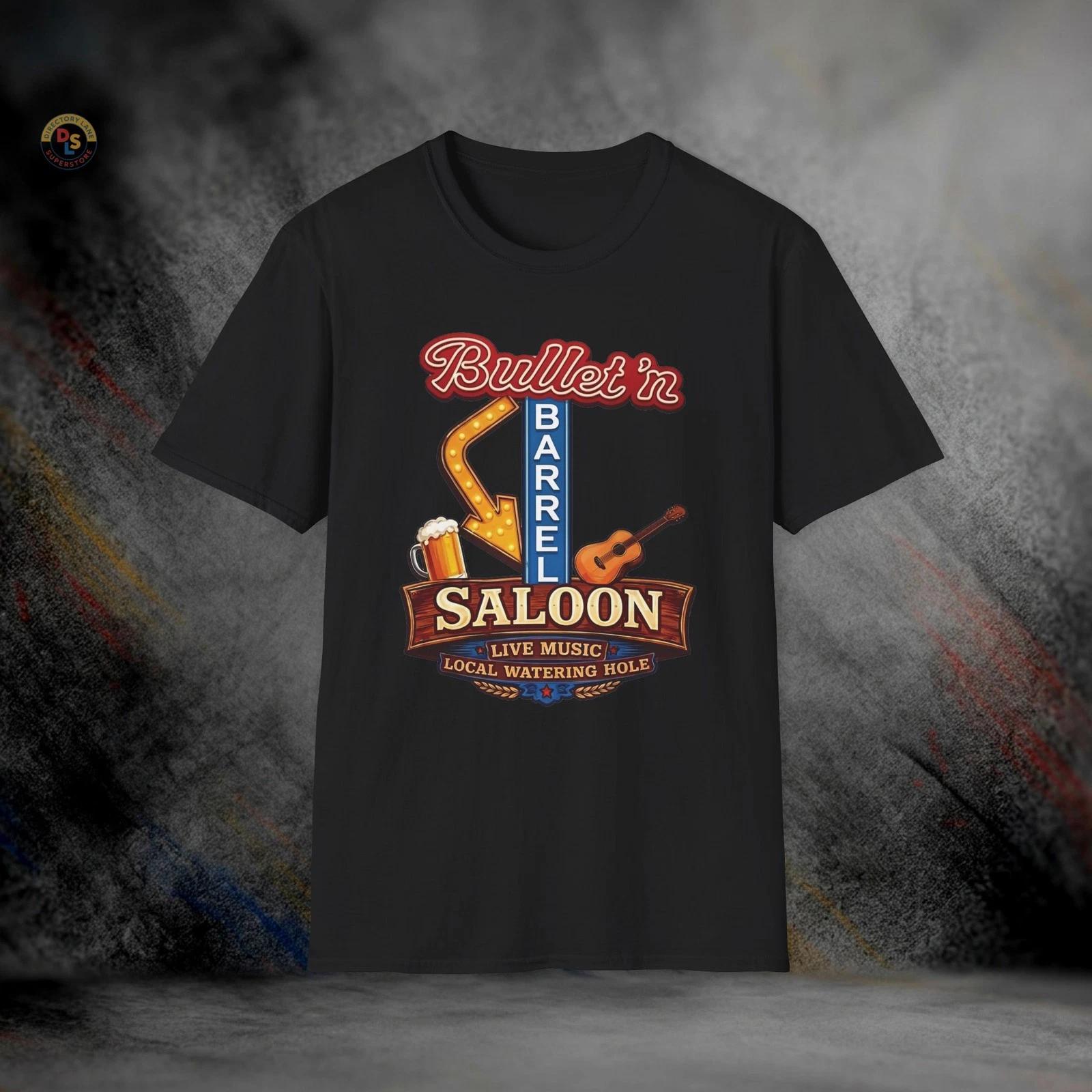 Bullet n Barrel Saloon Marshals Dutton T-Shirt | Softstyle Tee XXL