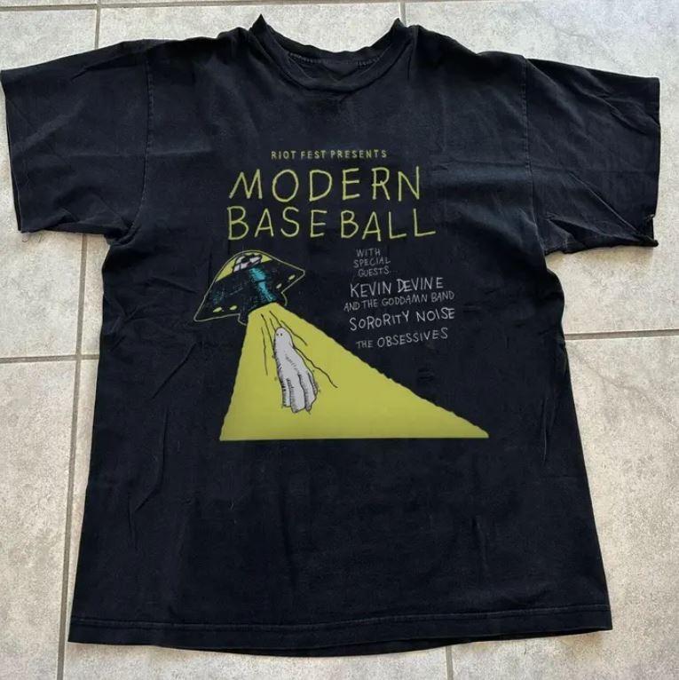 Modern Baseball Riot Fest Presents Unisex T-Shirt Cotton Full Size S-5XL PR0111 XL