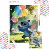 Diamond Painting Full Diamond Art Craft Stitch with Colorful Balloons Ornaments Handmade Living Room Decoration Background