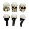 3Pcs/Set Resin Skulls Mini Skull Figures Car Fragrance Clip for Gift and Home Decor