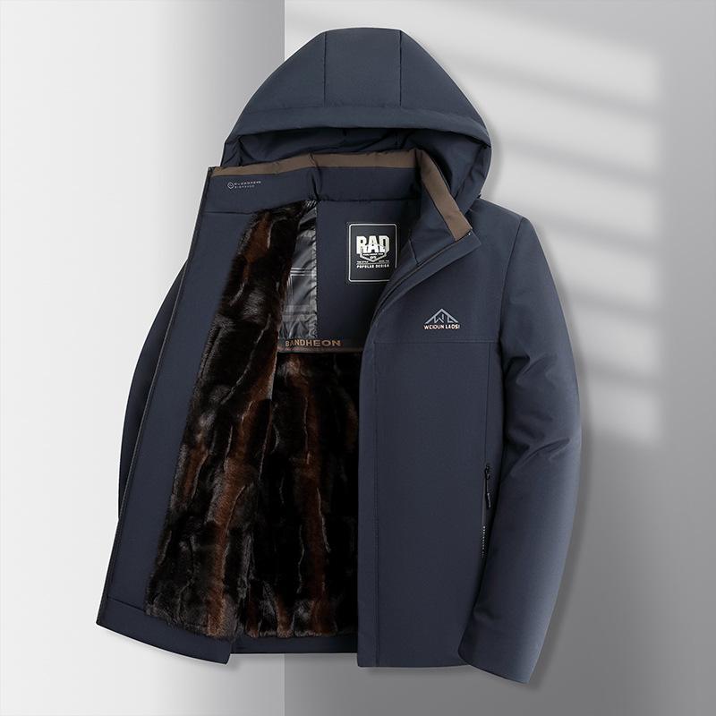 

Мужское хлопковое пальто с капюшоном для людей среднего и пожилого возраста, модная повседневная мужская куртка из утолщенного бархата из хлопка, зимнее теплое пальто из хлопка, куртка 5XL