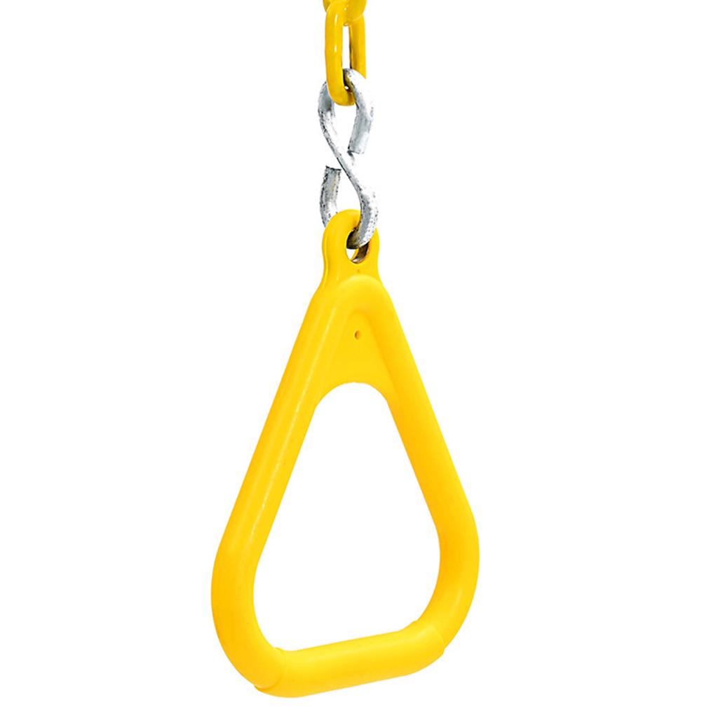 4Pcs/set Kids Outdoor Indoor Swing Ring Playground -Blue