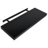 Floating Shelves 2 pcs Black 80 x 20 x 3.8 cm