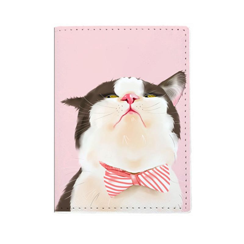 Travel Accessories Leather Passport Cover Anime Cartoon Cute Passport Case Women ID Bank Card Address Holder Girls Ticket Wallet