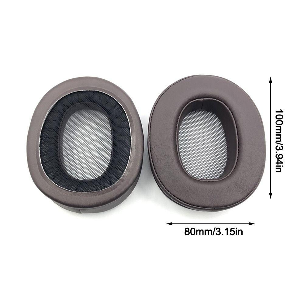 1 pár proteinových kožených náušníků pro sluchátka SONY MDR-1A 1ADAC 1ABT 1R NC MK2 Příslušenství