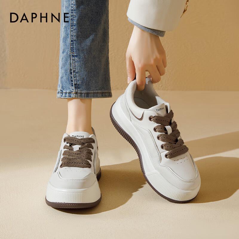 Daphne Women s Platform Lace-Up Casual Sneakers 38