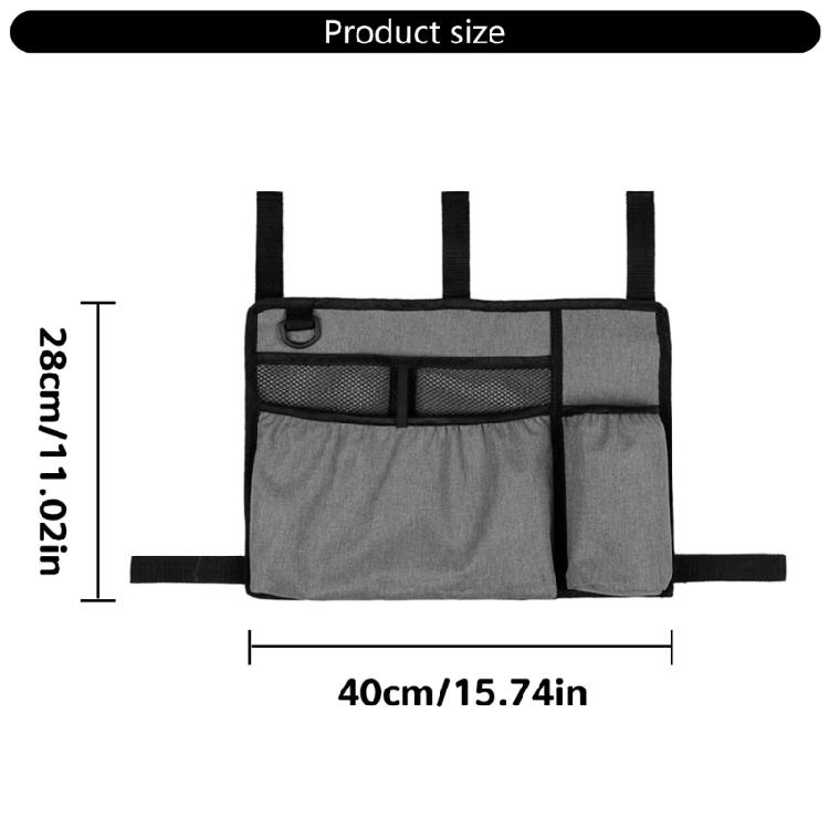 Multipurpose Wheelchair Side Storage Bag for Daily Use Waterproof and Sturdy Oxford Cloth Hanging Pack Household