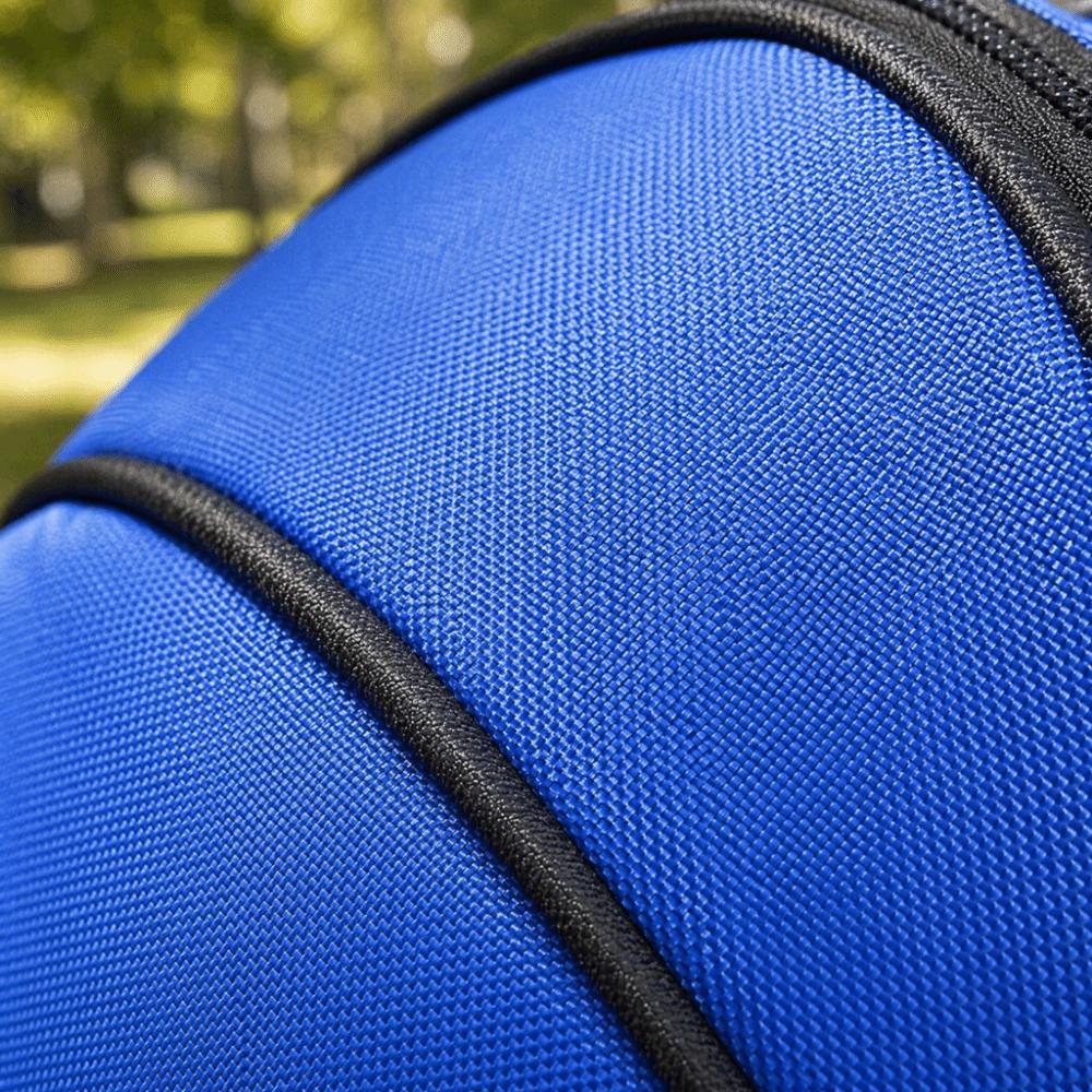 Round Sports Ball Carrier Double Mesh Pockets Ball Storage Bag Basketball Bag Outdoor Sports
