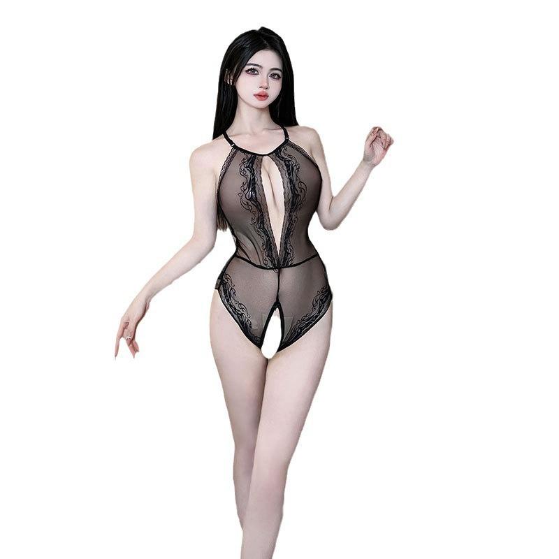 Sexy sexy underwear perspective pattern lace one-piece fun without the temptation of outdoor nightclub uniforms