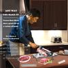 Home Kitchen Frozen Meat Slicer Manual Stainless Steel Food Cutter Slicing Machine Automatic Meat Delivery Nonslip Handle