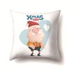 Christmas Gifts Santa Claus Pattern Pillow Polyester Home