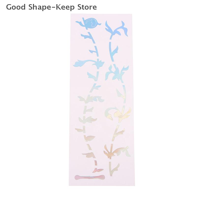 1PC Ultra Thin Electric Guitar Fretboard Sticker Cross Inlay Decals Instrument Decorations Guitarra Accessories