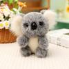 Lovely Australia Koala Furry Koala Bear Fluffty Animal Pillow Dolls Soft Simulation Pendant Keychain For Friend Birthday Gift