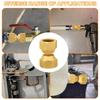 2 Peças Práticas Robustas Latão Fêmea Flanges Duplas Giratórias Adaptador para Linhas de Combustível Óleo Gás com Juntas de Borracha