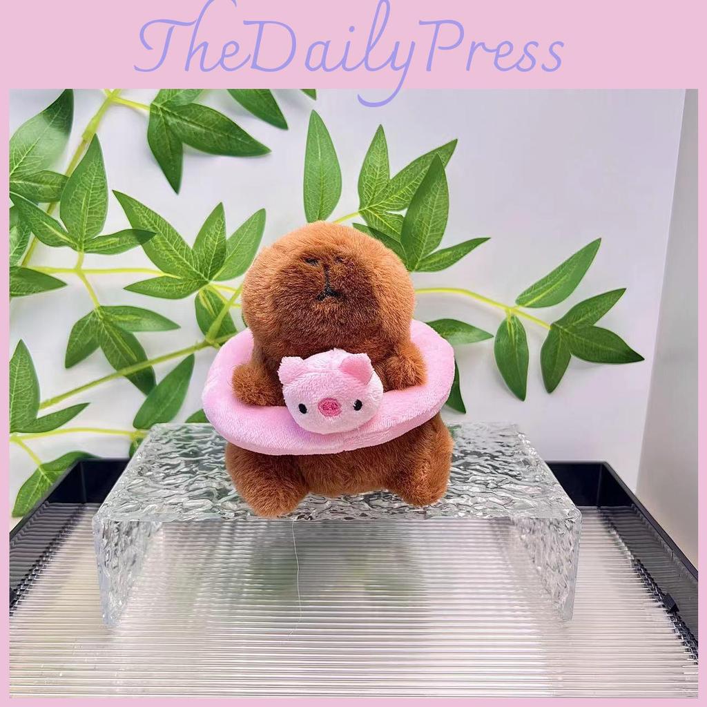 Adorable Capybara Plush Keychain Cute Stuffed Animal Accessory For Girls Bags