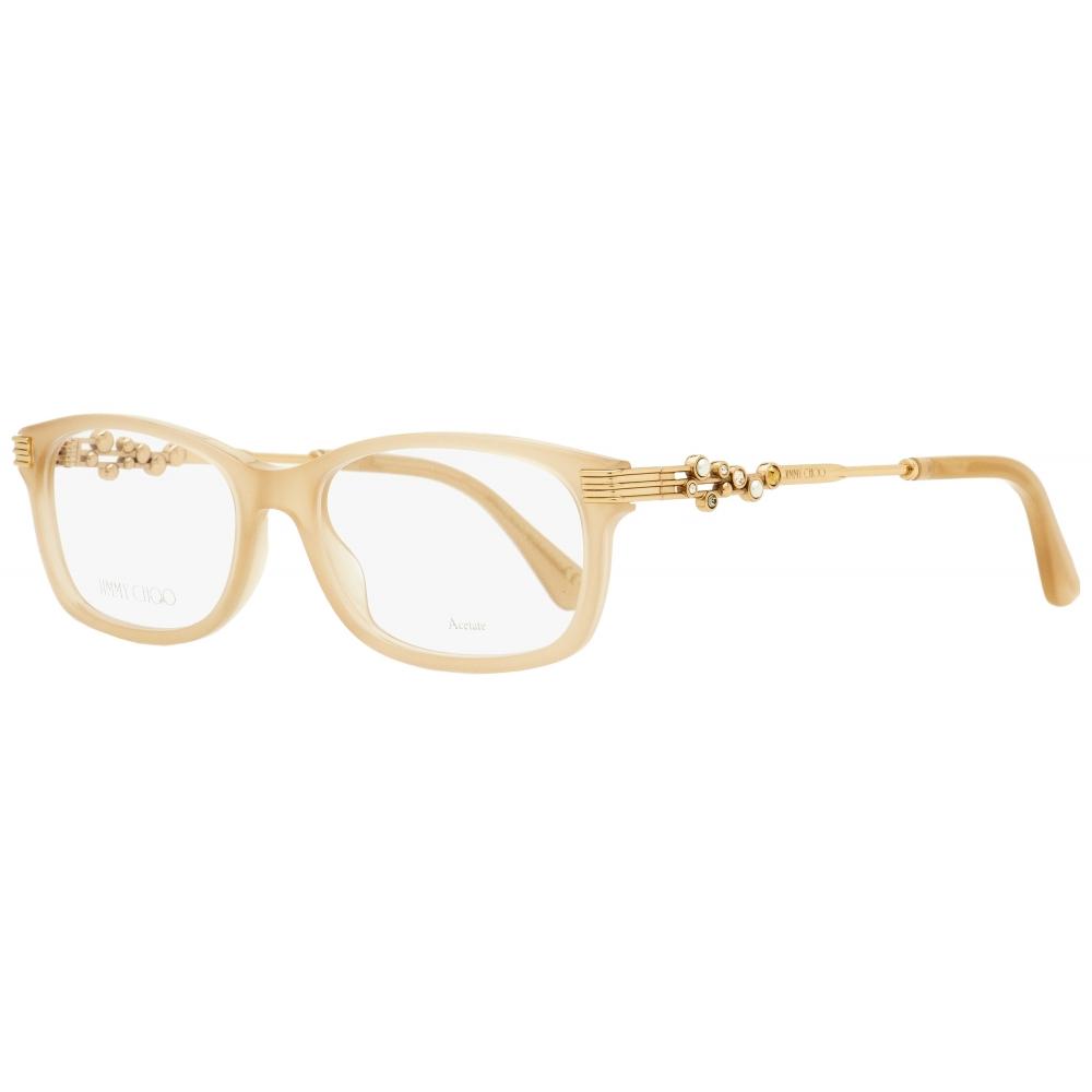 

Женские прямоугольные очки Jimmy Choo JC211 733 Персиковые 54 мм 733