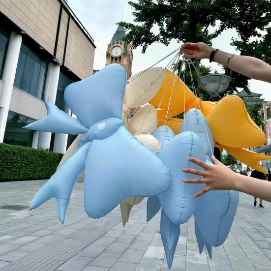 5 Pcs Bow Balloons Large Bowtie Foil Balloon for Bow Theme Birthday Party Wedding Baby Shower Mouse Party Supplies