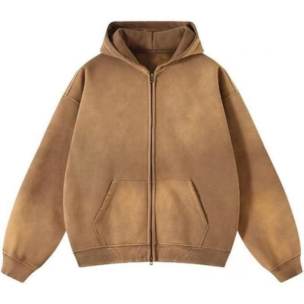 Women's Tie Long Sleeve Zip Up Hoodie Casual Hooded Sweatshirt for Spring Fall