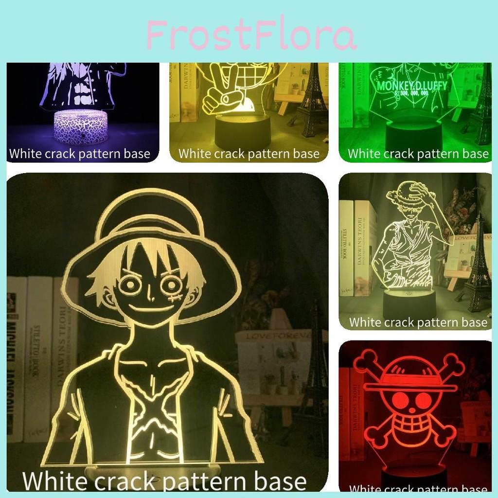 Piece One Luffy 3d Usb Night Light Remote Control Change Color 16 Lamp Colors