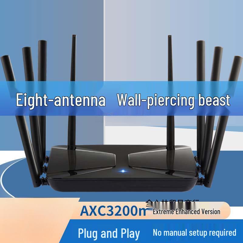 2025 Dual-Band Gigabit WiFi6 High-Power Router: 5G, 1700M, Wall-Penetrating, High-Speed Wireless for Smart Homes