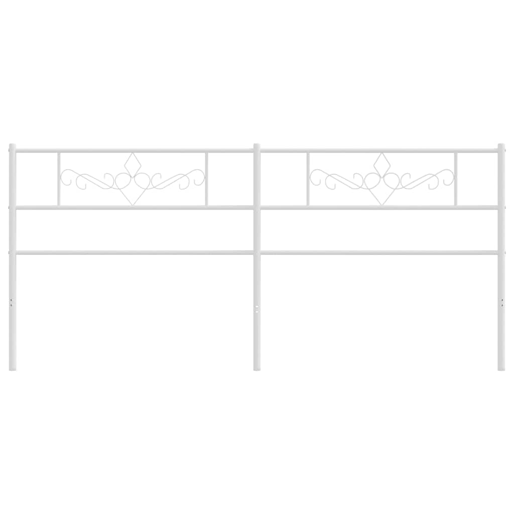 Replacement Headboard Metal White 200 Cm