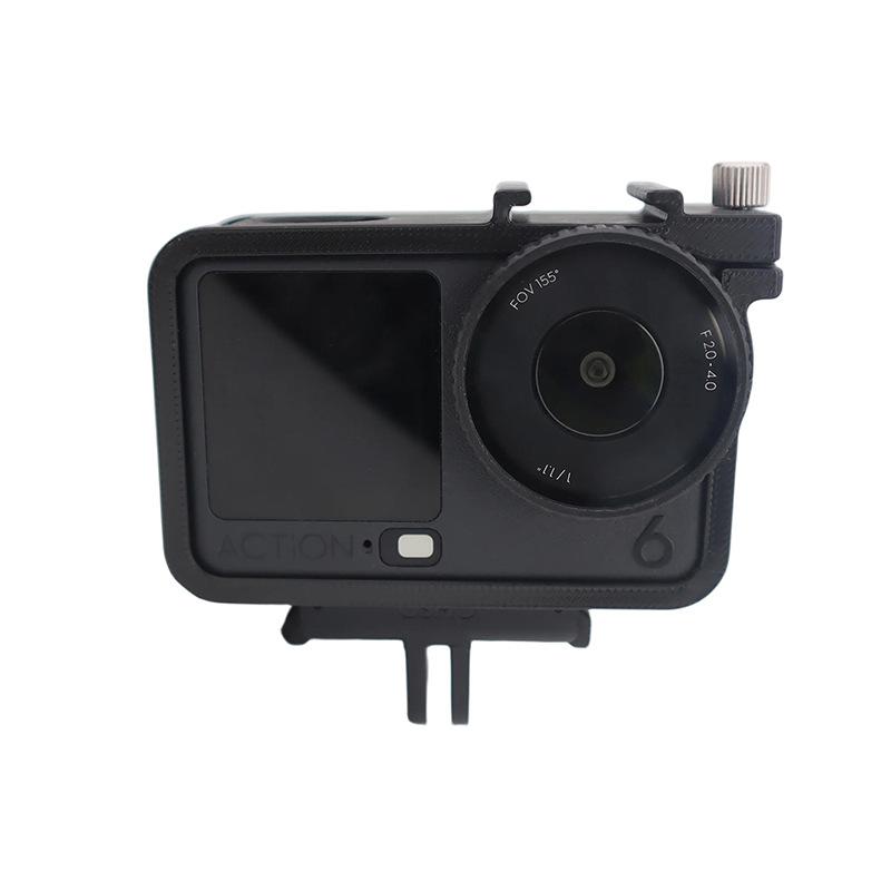Action 6 Drop-proof Protection Case With Quick Release Cold Shoe Extension Frame Holder For Action Camera Essential Accessories