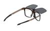 Sports Sunglasses INKAS Demi Turtle Gloss Smoke Black [RUDY PROJECT] Flip-Up SP681050-0000