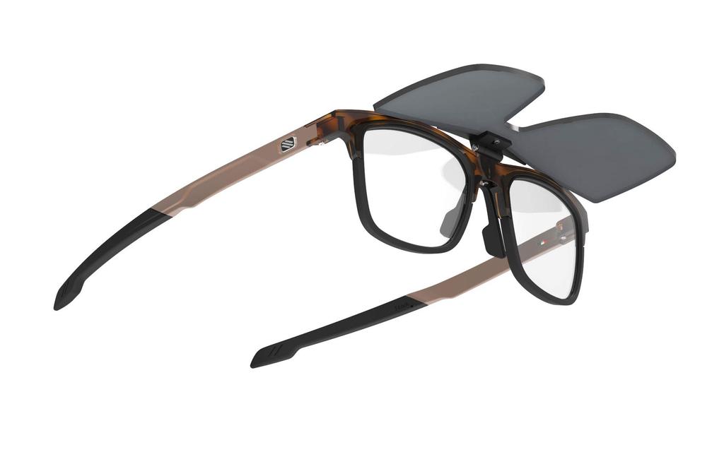 Sports Sunglasses INKAS Demi Turtle Gloss Smoke Black [RUDY PROJECT] Flip-Up SP681050-0000